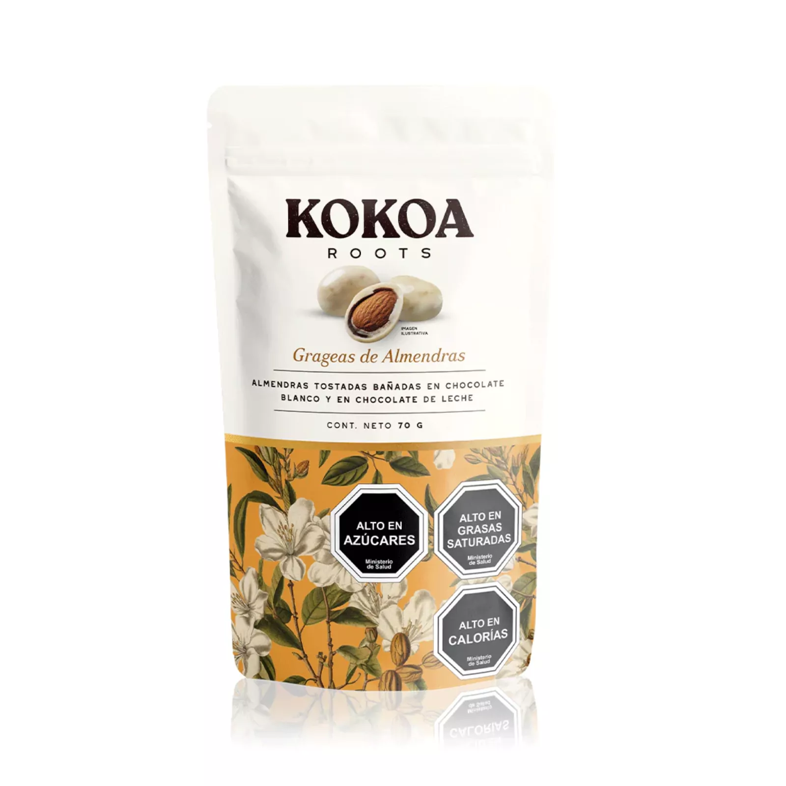 Kokoa Roots Almendras Cubiertas con Chocolate