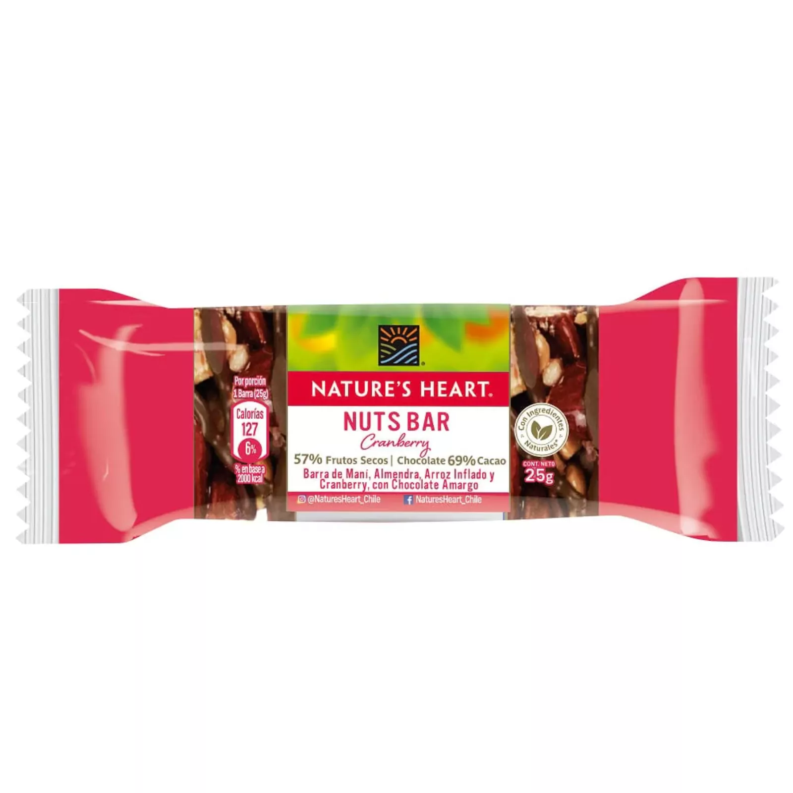 Nature's Heart Nutsbar Cranberry